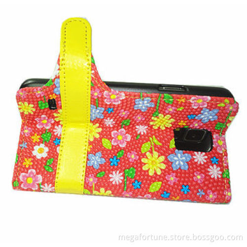 Flip PU Leather Cover for Galaxy S5/9600, OEM and ODM Orders are Welcome